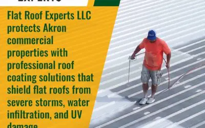 How Commercial Roof Coatings Can Protect Your Flat Roof During Severe Storms in Akron